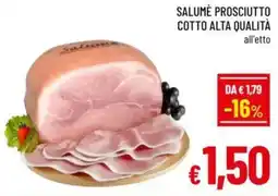 A&O Salumè prosciutto cotto alta qualità offerta