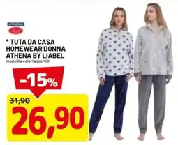 DPiù Tuta da casa homewear donna athena by liabel offerta