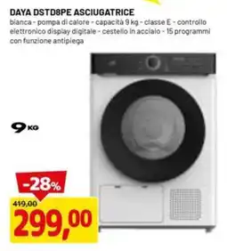 DPiù DAYA DSTD8PE ASCIUGATRICE offerta