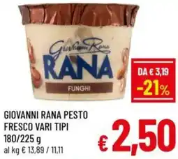 A&O Giovanni rana pesto fresco offerta