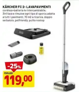 DPiù KÄRCHER FC 2-LAVAPAVIMENTI offerta