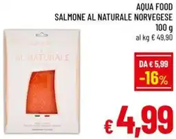 A&O Aqua food salmone al naturale norvegese offerta