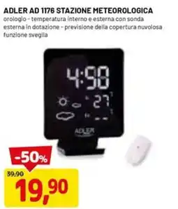 DPiù ADLER AD 1176 STAZIONE METEOROLOGICA offerta
