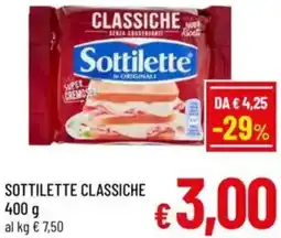 A&O Sottilette classiche offerta