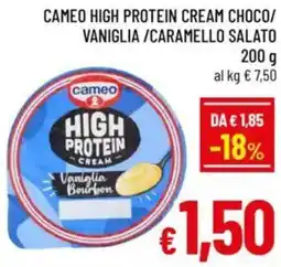 A&O Cameo high protein cream choco/ vaniglia/caramello salato offerta