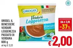 A&O Orogel il benessere verduri leggerezza passato di verdura offerta
