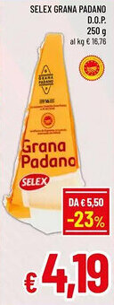 A&O Selex grana padano d.o.p. offerta