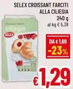 A&O Selex croissant farciti alla ciliegia offerta
