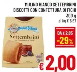 A&O Mulino bianco settembrini biscotti con confettura di fichi offerta