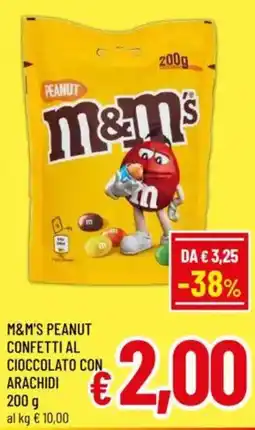 A&O M&m's peanut confetti al cioccolato con arachidi offerta
