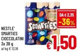 A&O Nestle' smarties cioccolatini offerta