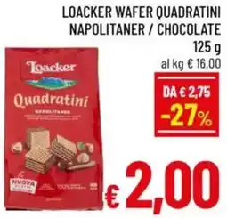 A&O Loacker wafer quadratini napolitaner/chocolate offerta