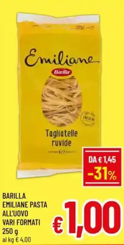 A&O Barilla emiliane pasta all'uovo offerta