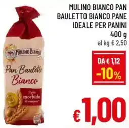 A&O Mulino bianco pan bauletto bianco pane ideale per panini offerta