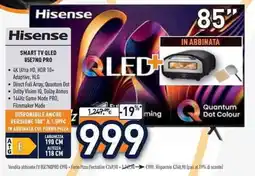 Unieuro HISENSE SMART TV QLED 85E7NQ PRO offerta