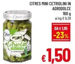 A&O Citres mini cetriolini in agrodolce offerta