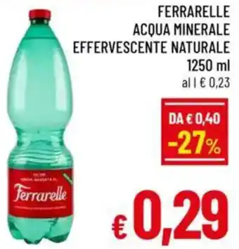A&O Ferrarelle acqua minerale effervescente naturale offerta