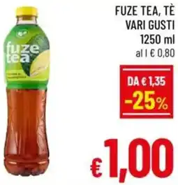 A&O Fuze tea, tè offerta