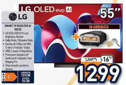Unieuro LG SMART TV OLED EVO AI 55C55 offerta