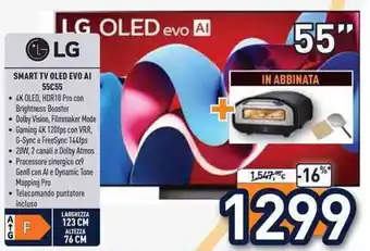 LG SMART TV OLED EVO AI 55C55
