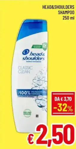 A&O Head&shoulders shampoo offerta