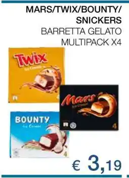 Coop MARS/TWIX/BOUNTY SNICKERS offerta