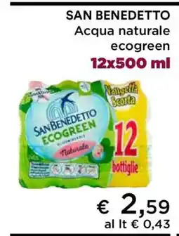 Coop SAN BENEDETTO ACQUA NATURALE ECOGREEN offerta