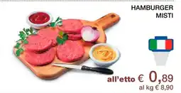 Coop HAMBURGER MISTI offerta