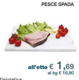 Coop Pesce Spada offerta