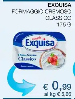 Coop EXQUISA FORMAGGIO CREMOSO CLASSICO offerta