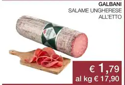 Coop GALBANI SALAME UNGHERESE ALL’ETTO offerta