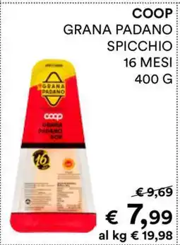 Coop COOP GRANA PADANO SPICCHIO offerta