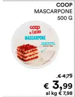 Coop COOP Mascarpone offerta