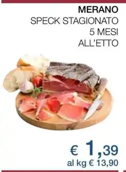 Coop MERANO SPECK STAGIONATO 5 MESI offerta