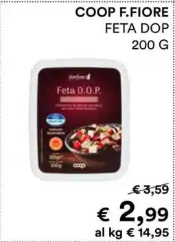 Coop COOP F.FIORE FETA DOP 200 G offerta