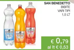 Coop San Benedetto Bibite Vari Tipi offerta