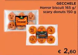 Coop GECCHELE Horror biscuit 165 g/ scary donuts 150 g offerta