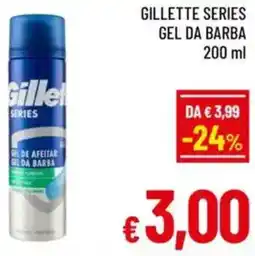 A&O Gillette series gel da barba offerta