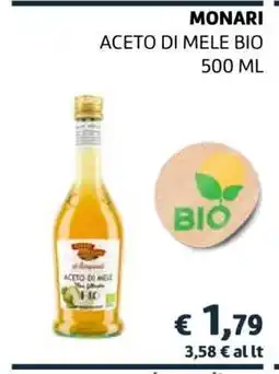 Coop MONARI ACETO DI MELE BIO offerta