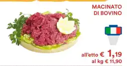 Coop Macinato di Bovino offerta