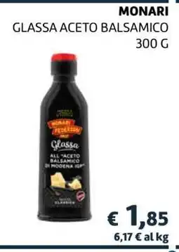 Coop MONARI GLASSA ACETO BALSAMICO 300 G offerta