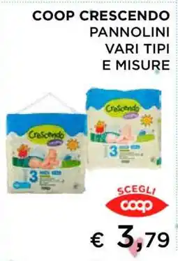 Coop COOP CRESCENDO PANNOLINI offerta