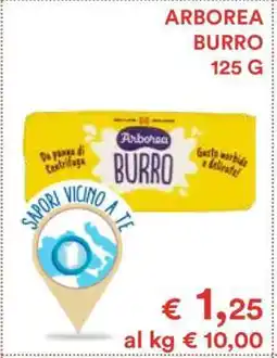 Coop ARBOREA BURRO 125 G offerta