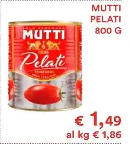 Coop MUTTI PELATI 800 G offerta