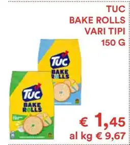 Coop TUC BAKE ROLLS VARI TIPI offerta
