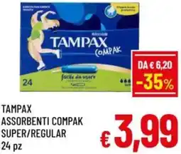 A&O Tampax assorbenti compak super/regular offerta