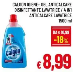 A&O Calgon igiene+ gel anticalcare disinfettante lavatrice / 4 in1 anticalcare lavatrice offerta