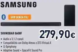 Unieuro SAMSUNG SOUNDBAR 0600F offerta