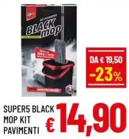 A&O Super5 black mop kit pavimenti offerta