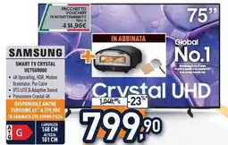 Unieuro SAMSUNG SMART TV CRYSTAL UE75U8000 offerta